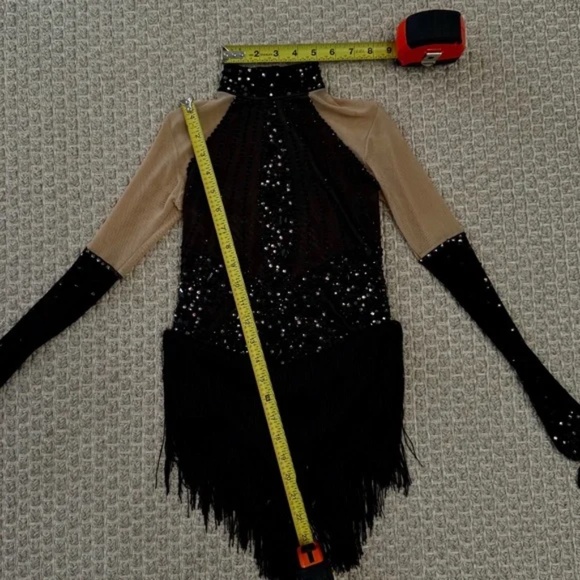 Custom Figure Skating Competition Dress - Girls Size 11/12 - Picture 7 of 16
